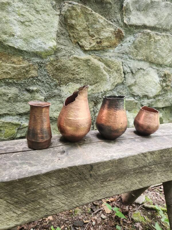 Raised Copper Vessels