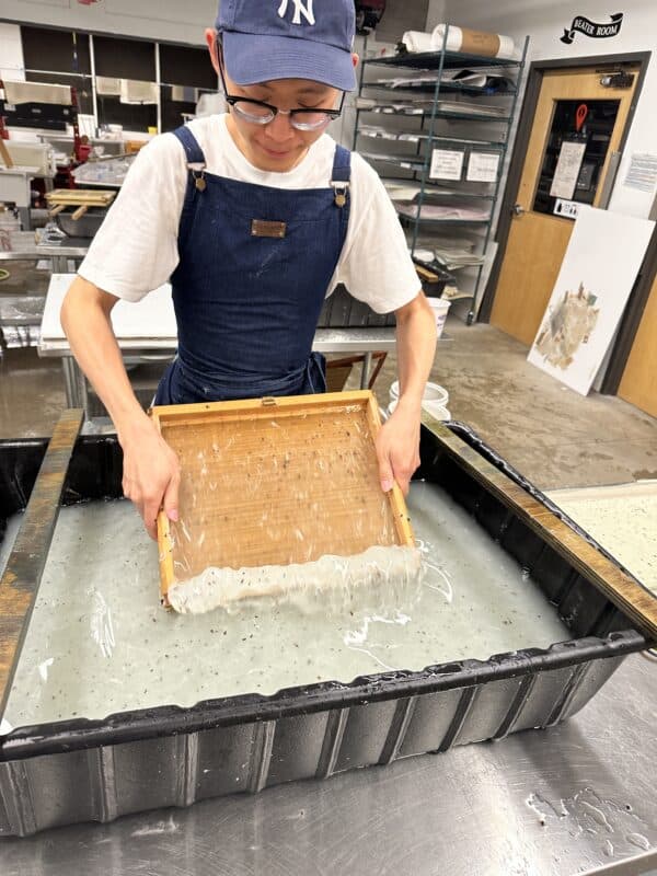 Site Responsive Papermaking