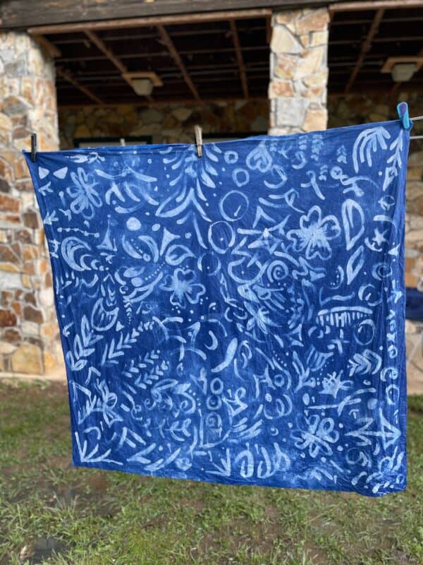 Clay Resist + Natural Indigo