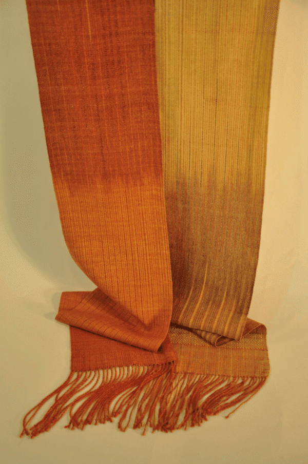 Paint a Warp With Natural Dyes and Weave a Silk Scarf