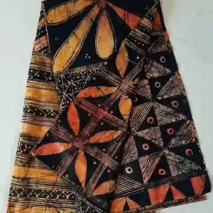 Traditional Yoruba Batik Using Multiple Colors