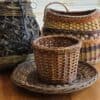 Stake and Strand Willow Baskets with Bark