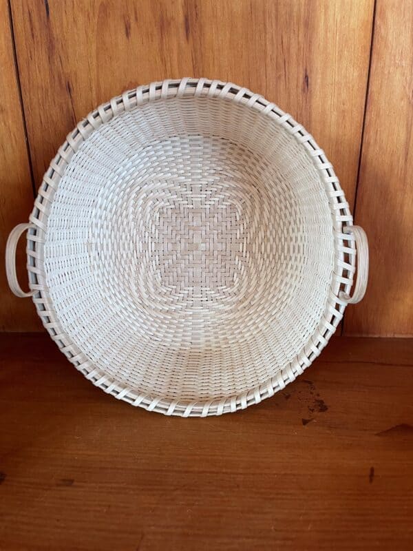 Black Ash Quadrifoil Tub Basket