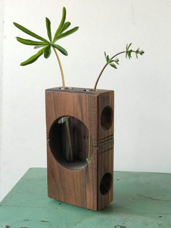 Sculptural Candle Holders and Bud Vases: