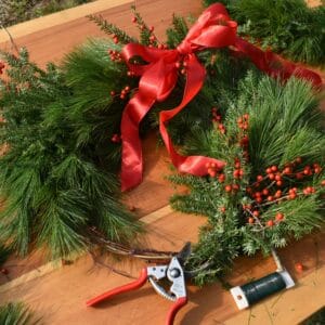 Wreath Making at Winter Market