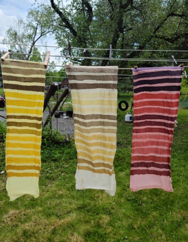 Mordant Printing and Painting with Natural Dyes