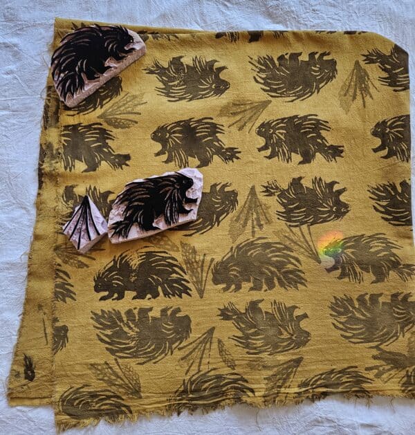 Mordant Printing and Painting with Natural Dyes