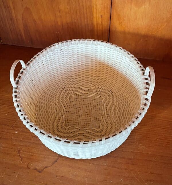 Black Ash Quadrifoil Tub Basket