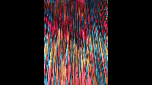 Paint a Warp With Natural Dyes and Weave a Silk Scarf