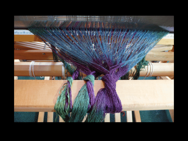 Paint a Warp With Natural Dyes and Weave a Silk Scarf