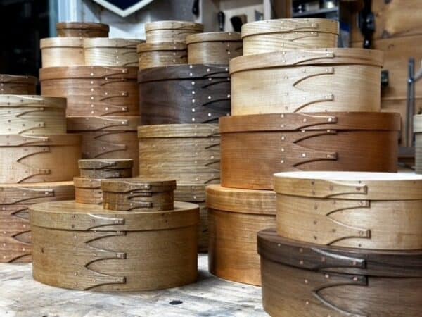 Shaker Style Oval Jewelry Box