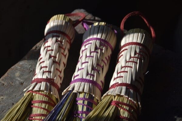 Plaited Turkey Wing Whisk Broom