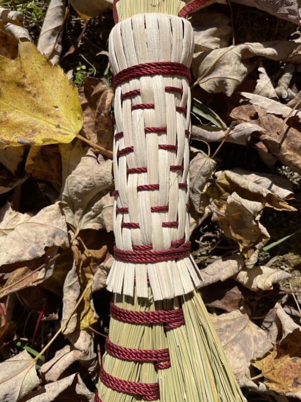 Plaited Turkey Wing Whisk Broom