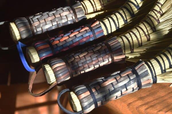 Plaited Turkey Wing Whisk Broom