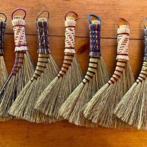 Plaited Turkey Wing Whisk Broom