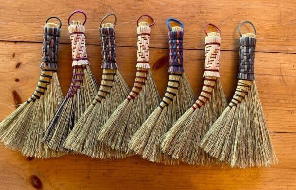 Plaited Turkey Wing Whisk Broom